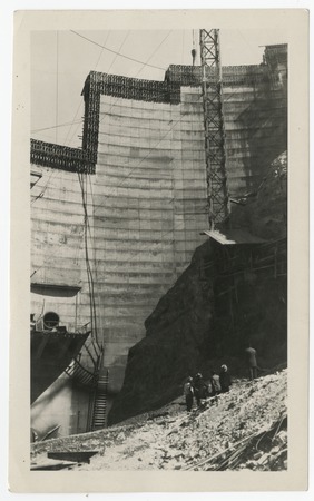 Big Tujunga Dam under construction