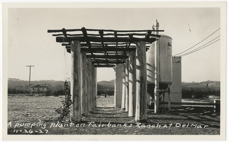 Pumping plant on Fairbanks Ranch, Del Mar