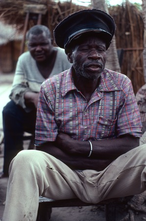 Mr. Stephen Mukono Performing a Story, Shikapya village, Kaputa