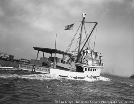 Tuna boat Mary Lou on trial run