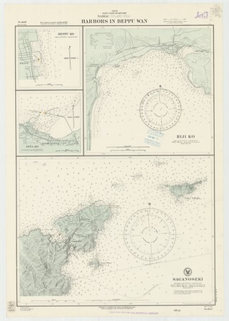 Japan : east coast of Kyushu : Naikai (Inland Sea) : harbors in Beppu Wan