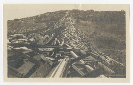 Collapse of the Sweetwater trestle on the San Diego Flume