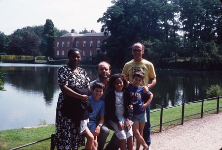 Zambian friends at Manchester, UK