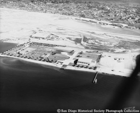 Aerial view of Coast Guard Station, North Island