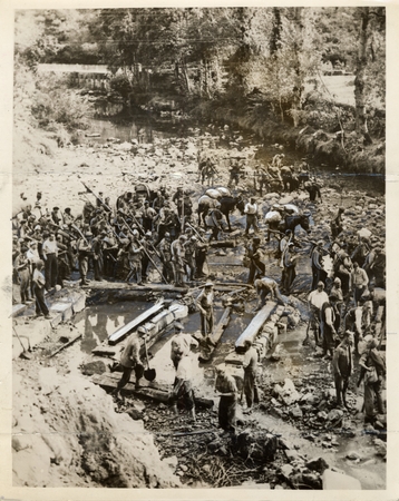 September 1937 - Spain - Puron River - Keystone View Company