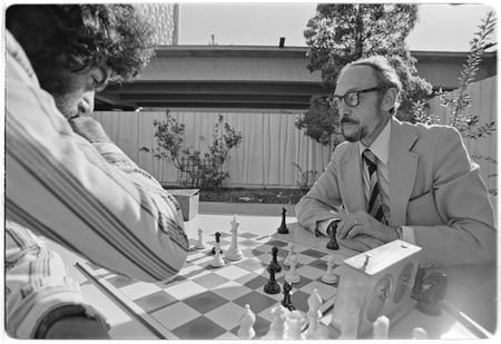 Daniel Steinberg playing chess