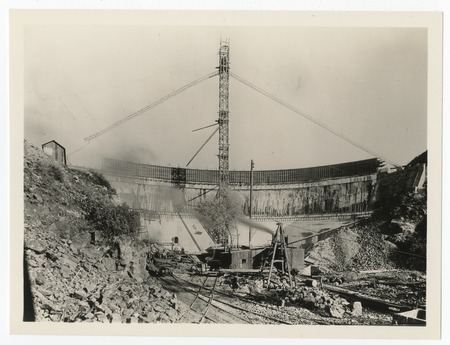 Sweetwater Dam under construction