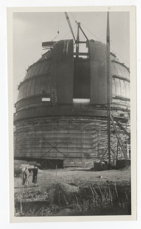 Palomar Observatory under construction