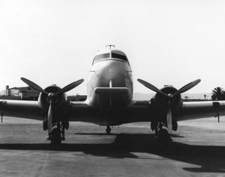 In 1962 Applied Oceanography Group (AOG) at Scripps Institution of Oceanography leased this DC-3 airplane and it would lat...