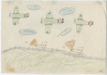 Children&#39;s Drawings, Spanish Civil War