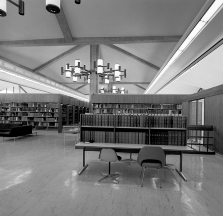Biomedical Library building interior, UC San Diego