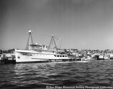 Tuna boat Endeavor docked at Westgate Sea Products Company
