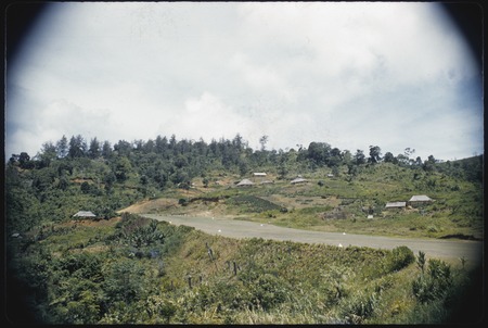 Tabibuga, airstrip and buildings
