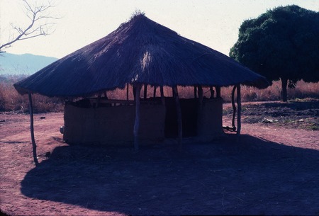 Nsaka (thatch roof gazebo) at Nsama