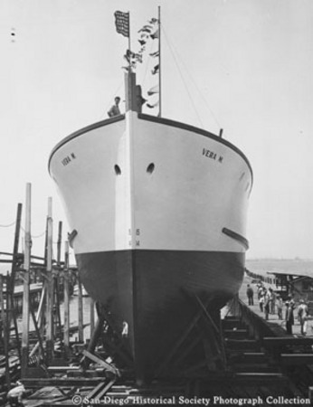 Construction of tuna boat Vera M.