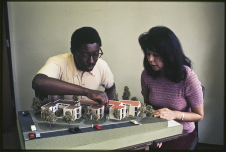 Thurgood Marshall College, Upper Apartments, scale model