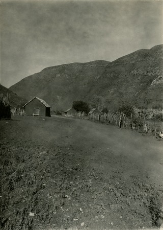 Buildings south of the Santo Domingo Mission