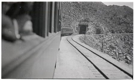 Railway tunnel in Carrizo Gorge