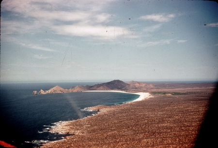 Aerial photograph of Cabo San Lucas on the Baja California peninsula