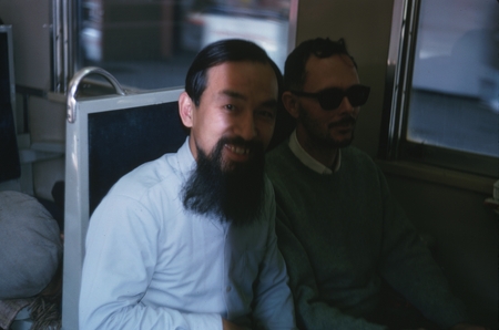 Masashi Yasui, Jan B. Lawson, train from Sapporo to Hakodate