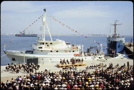 Chester W. Nimitz Marine Facility dedication ceremony, Alpha Helix (ship)