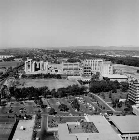 Aerial view of UC San Diego campus (looking north)