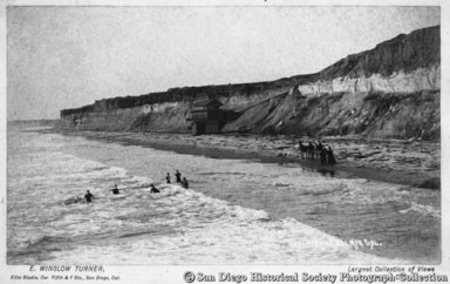 Surf bathing, Del Mar, [California]