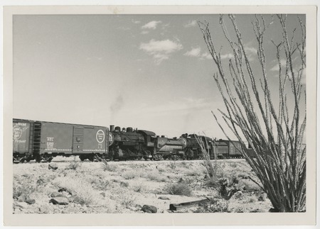 SD&amp;AE locomotive 451, near Dos Cabezas, San Diego County