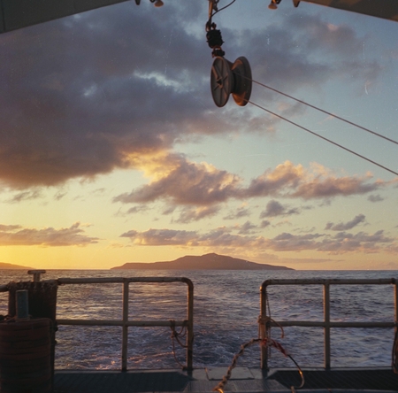 Futuna from deck of R/V Horizon