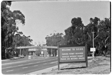 Gilman Drive entrance to UCSD