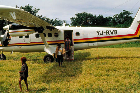 Arrivals in Longana