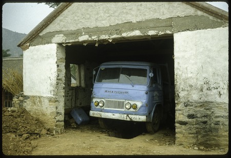 Truck in a Village