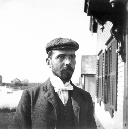 Francis Bertody Sumner (1874-1945), while visiting Woods Hole, Massachusetts. Sumner was a naturalist who taught in New Yo...