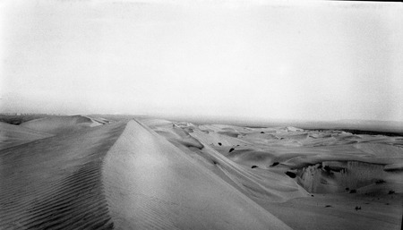 Facing northwest from tail of the middle dune near Socorro