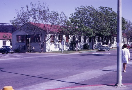 U.S. Marines barracks building given by Dean George Murphy for space for Office of Religious Affairs