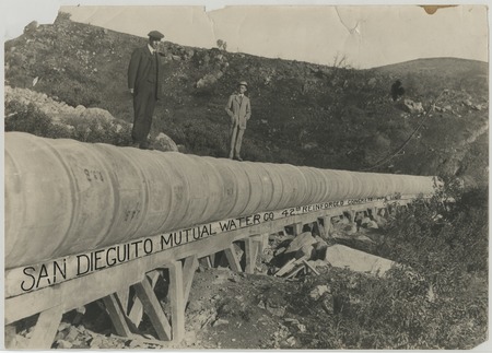 Reinforced concrete pipeline of the San Dieguito Mutual Water Company