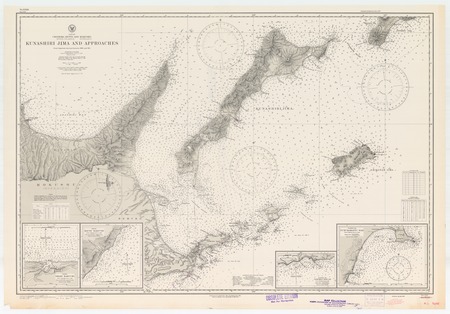 Japan : Chishima Retto (Kuril Islands) and Hokushu (Hokkaido) : Kunashiri Jima and approaches