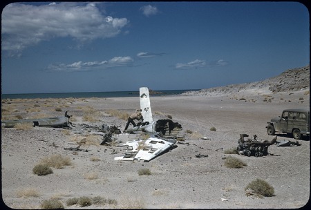 Airplane wreck near Puertecitos