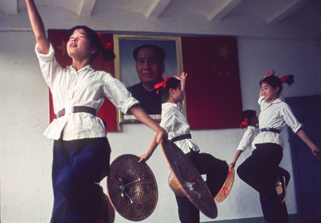 Young Students Performing Revolutionary Dance