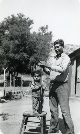 Fortino Valenzuela and his son, Enrique