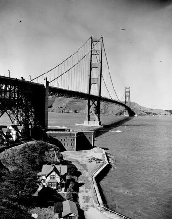 Golden Gate Bridge from Fort Point and Vicinity, San Francisco Bay, California