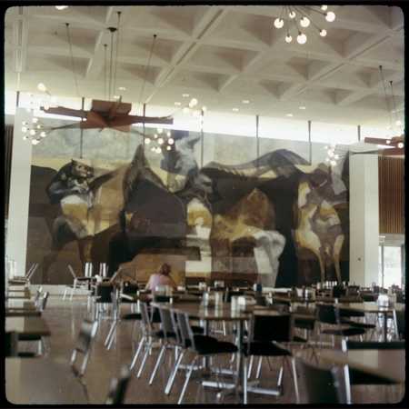 Howard Warshaw mural in the Revelle College Cafeteria