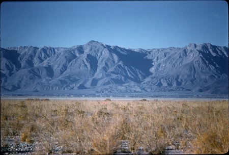High &quot;ridge peak&quot; in Sierra Juárez, view from east side of Laguna Salada