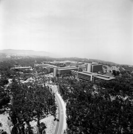 Aerial view of Revelle College campus, UC San Diego