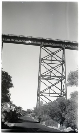 Railway bridge over Highway 94, near Hipass Station, Tecate Divide