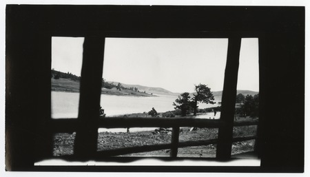 View of Lake Cuyamaca from lodge