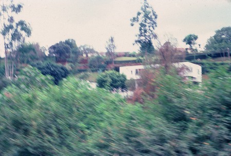 Houses in small town in Zimbabwe