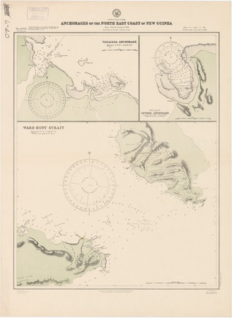 South Pacific Ocean : anchorages on the north east coast of New Guinea