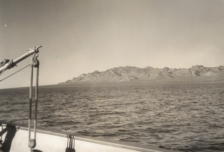 Baja California from from R/V E.W. Scripps. Gulf of California Expedition, 1939