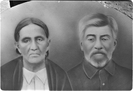 Painted family portraits from Rancho San Martín